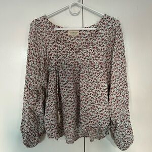 Denim & Supply Ralph Lauren Smocked Blouse, size Medium